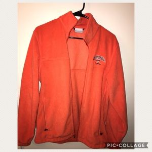 Columbia UVA fleece jacket